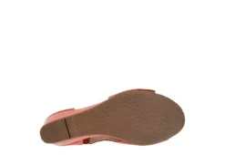 Journee Collection Womens Aretha Wedge Sandal - Rust -Outlet Monochic Steps Store US 01 102154 06