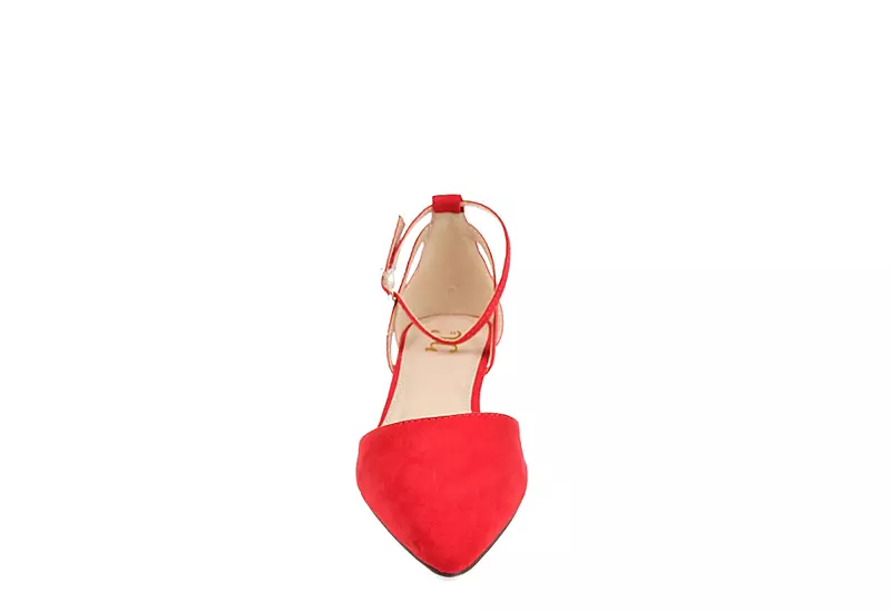 Journee Collection Womens Arkie Pump - Red 3 Journee Collection Womens Arkie Pump - Red - Image 3