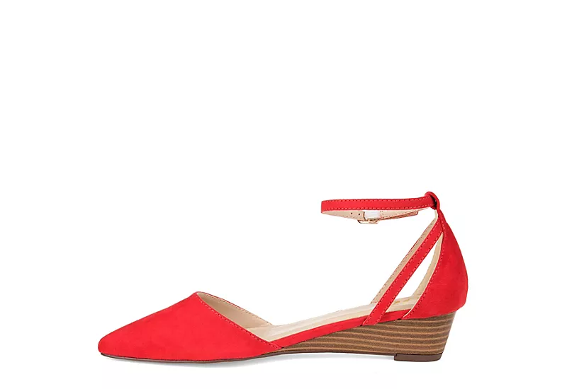 Journee Collection Womens Arkie Pump - Red 4 Journee Collection Womens Arkie Pump - Red - Image 4