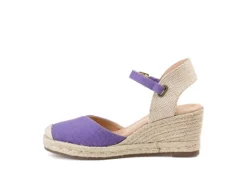 Journee Collection Womens Ashlyn Wedge Sandal - Purple -Outlet Monochic Steps Store US 01 102163 03