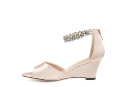 Journee Collection Womens Connor Wedge Sandal - Off White -Outlet Monochic Steps Store US 01 102217 03