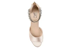 Journee Collection Womens Connor Wedge Sandal - Off White -Outlet Monochic Steps Store US 01 102217 05