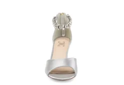Journee Collection Womens Connor Wedge Sandal - Grey -Outlet Monochic Steps Store US 01 102218 02