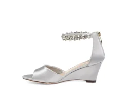 Journee Collection Womens Connor Wedge Sandal - Grey -Outlet Monochic Steps Store US 01 102218 03
