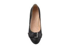 Journee Collection Womens Graysn Wedge Pump - Black -Outlet Monochic Steps Store US 01 102241 05