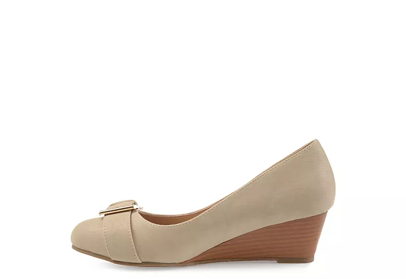 Journee Collection Womens Graysn Pump - Bone 4 Journee Collection Womens Graysn Pump - Bone - Image 4