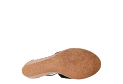 Journee Collection Womens Kedzie Wedge Sandal - Black 13 Journee Collection Womens Kedzie Wedge Sandal - Black -Outlet Monochic Steps Store US 01 102265 06