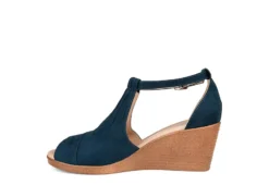 Journee Collection Womens Kedzie Wedge Sandal - Blue 10 Journee Collection Womens Kedzie Wedge Sandal - Blue -Outlet Monochic Steps Store US 01 102266 03