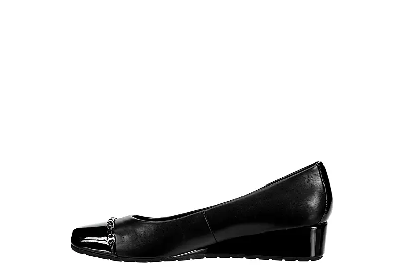 Ak Anne Klein Womens Mimi Pump - Black 4 Ak Anne Klein Womens Mimi Pump - Black - Image 4