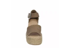 Michael By Michael Shannon Womens Giulia Wedge Sandal - Taupe -Outlet Monochic Steps Store US 01 105204 02