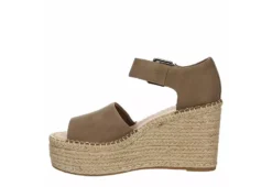 Michael By Michael Shannon Womens Giulia Wedge Sandal - Taupe -Outlet Monochic Steps Store US 01 105204 03