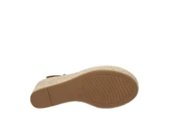 Michael By Michael Shannon Womens Giulia Wedge Sandal - Taupe -Outlet Monochic Steps Store US 01 105204 06