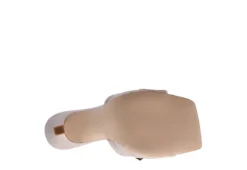 Marc Fisher Womens Dacorin Slide Sandal - Nude -Outlet Monochic Steps Store US 01 105363 04