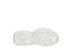 Steve Madden Womens Ecker Sneaker - White -Outlet Monochic Steps Store US 01 106176 06