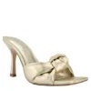 Marc Fisher Womens Daliot Slide Sandal - Gold