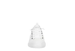 Blowfish Womens Mallorca Slip On Sneaker - White -Outlet Monochic Steps Store US 01 106859 02