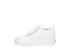 Blowfish Womens Megan Slip On Wedge Sneaker - White -Outlet Monochic Steps Store US 01 106862 03