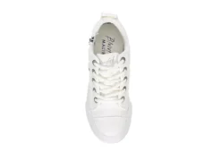 Blowfish Womens Megan Slip On Wedge Sneaker - White -Outlet Monochic Steps Store US 01 106862 05
