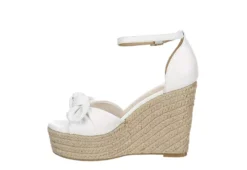 Michael By Michael Shannon Womens Baye Wedge Sandal - White -Outlet Monochic Steps Store US 01 107019 03