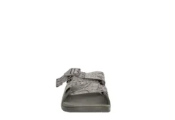 Chaco Womens Chillos Slide Sandal - Dark Grey -Outlet Monochic Steps Store US 01 202336 02