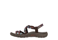 Skechers Womens Reggae Native Vibez Outdoor Sandal - Chocolate -Outlet Monochic Steps Store US 01 202402 02