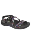 Skechers Womens Reggae Native Vibez Outdoor Sandal - Black