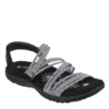 Skechers Womens Reggae Slim - Sweet Route Womens Sandal - Black
