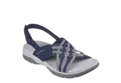 Outlet Monochic Steps Store 25 Skechers Womens Arch Fit Reggae Sport-hometown Womens Sandal - Navy