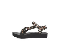 Teva Womens Midform Universal Platform Outdoor Sandal - Black -Outlet Monochic Steps Store US 01 203149 02