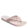 Sperry Womens Seafish Iridescent Sparkle Flip Flop Sandal - Blush