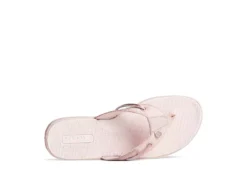 Sperry Womens Seafish Iridescent Sparkle Flip Flop Sandal - Blush -Outlet Monochic Steps Store US 01 203196 04