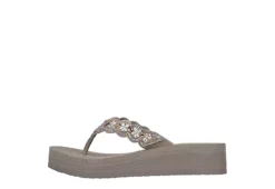 Skechers Womens Happy Spring Flip Flop Sandal - Taupe 9 Skechers Womens Happy Spring Flip Flop Sandal - Taupe -Outlet Monochic Steps Store US 01 203257 02