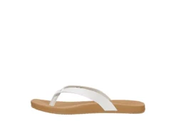 Reef Womens Stella Court Flip Flop Sandal - White -Outlet Monochic Steps Store US 01 203340 03