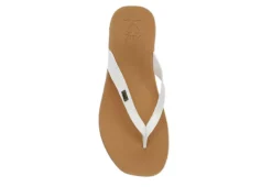 Reef Womens Stella Court Flip Flop Sandal - White -Outlet Monochic Steps Store US 01 203340 05