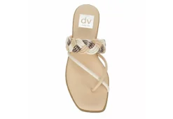Dv By Dolce Vita Womens Maizy Flat Sandal - Bone -Outlet Monochic Steps Store US 01 203348 05