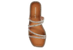 Madden Girl Womens Posh Slide Sandal - Tan -Outlet Monochic Steps Store US 01 203400 04