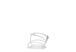 Steve Madden Womens Craving Sandal - White -Outlet Monochic Steps Store US 01 203437 04