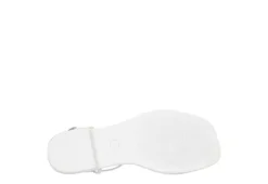 Steve Madden Womens Craving Sandal - White -Outlet Monochic Steps Store US 01 203437 06