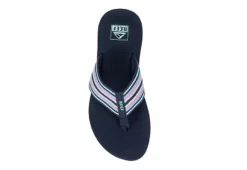 Reef Womens Spring Woven Flip Flop Sandal - Navy -Outlet Monochic Steps Store US 01 203441 05