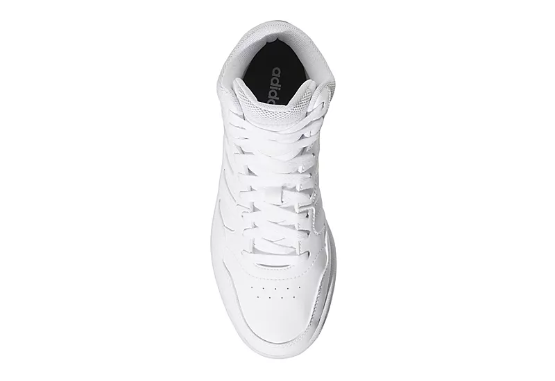 Adidas Womens Hoops 3.0 Sneaker - White 4 Adidas Womens Hoops 3.0 Sneaker - White - Image 4