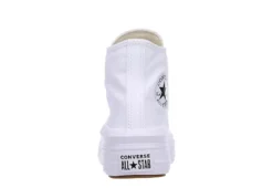 Converse Womens Chuck Taylor All Star Move High Top Sneaker - White -Outlet Monochic Steps Store US 01 400794 04