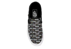 Vans Womens Asher Slip On Sneaker - Black -Outlet Monochic Steps Store US 01 401192 05