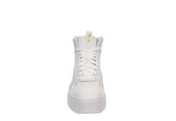 Puma Womens Karmen Rebelle Mid Sneaker - White -Outlet Monochic Steps Store US 01 401295 02
