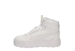 Puma Womens Karmen Rebelle Mid Sneaker - White -Outlet Monochic Steps Store US 01 401295 03