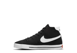 Nike Womens Court Legacy Mid Sneaker - Black -Outlet Monochic Steps Store US 01 401396 02