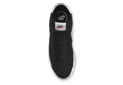 Nike Womens Court Legacy Mid Sneaker - Black -Outlet Monochic Steps Store US 01 401396 04