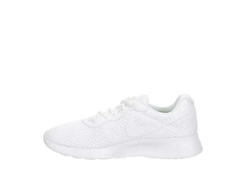 Nike Womens Tanjun Sneaker - White 4 Nike Womens Tanjun Sneaker - White - Image 4