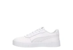Puma Womens Carina 2.0 Charm Sneaker - White -Outlet Monochic Steps Store US 01 401669 03