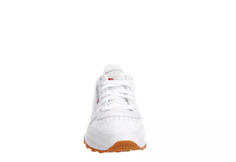Reebok Womens Classic Leather Sneaker - White 3 Reebok Womens Classic Leather Sneaker - White - Image 3