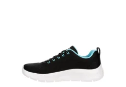 Skechers Womens Go Walk Flex Running Shoe - Black -Outlet Monochic Steps Store US 01 401760 03